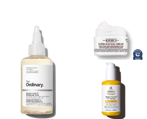 Skincare must haves cover photo collage