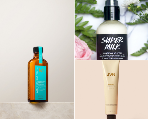 Hair care products for healthy and soft hair💇🏻‍♀️ cover photo collage