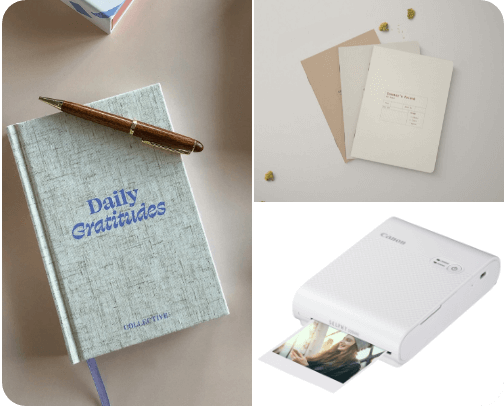 journal: our favourite journals and journaling tools cover photo collage