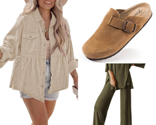 Midsize Mom Fall Clothing cover photo collage