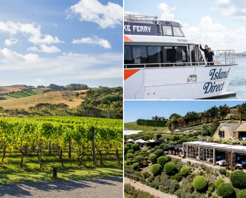 Waiheke Island, New Zealand dog-friendly must-dos! cover photo collage