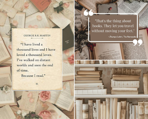 Books that I love cover photo collage