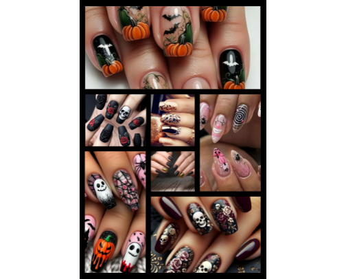Press On Nails Ideas cover photo collage