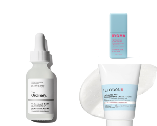 sensitive skin/acne prone recs!!! cover photo collage