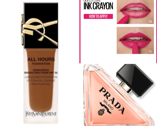 Beauty wishlist cover photo collage