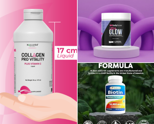 🍃 SUPPLEMENTS & WELLNESS 💊 – MY DAILY BOOSTERS FOR ENERGY & BEAUTY ✨ cover photo collage