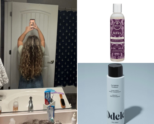 Curly Girl Routine cover photo collage