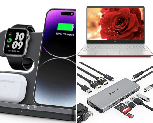 Electronics cover photo collage
