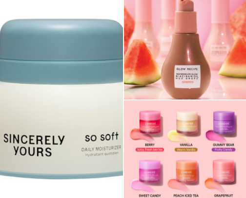 My favorite beauty recs cover photo collage