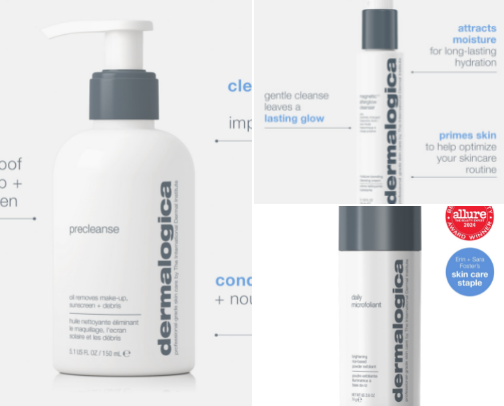 Daily Face Routine Products for Sensitive and Acne Prone Skin cover photo collage
