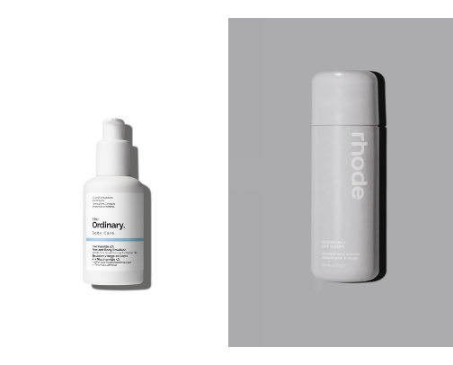 The ordinary - skincare products cover photo collage