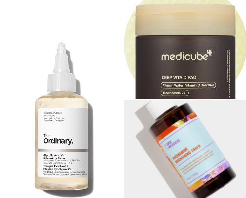 Best toners for class skin✨ cover photo collage