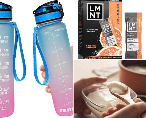 Things That Help Me Stay on Track cause tummy sucks cover photo collage