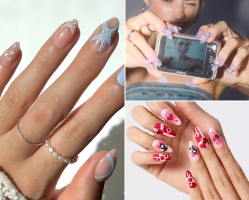 Press On Nails :) cover photo collage