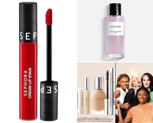 My favorite beauty products cover photo collage