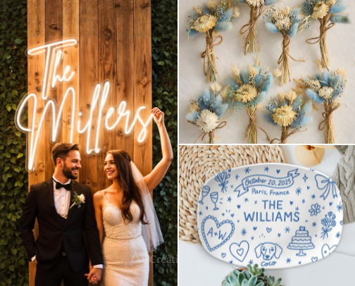 Timeless Wedding Decor for the Elegant Bride  💍 cover photo collage