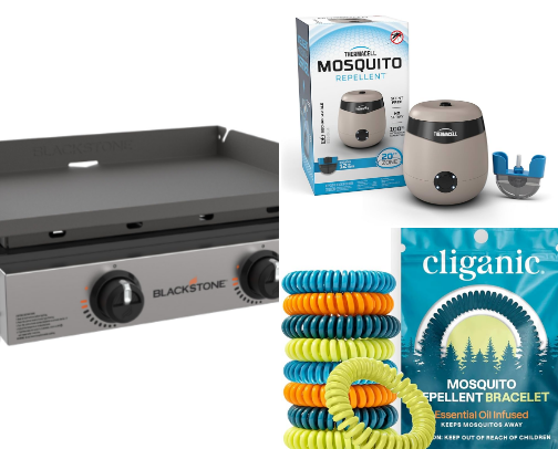 camping essentials cover photo collage