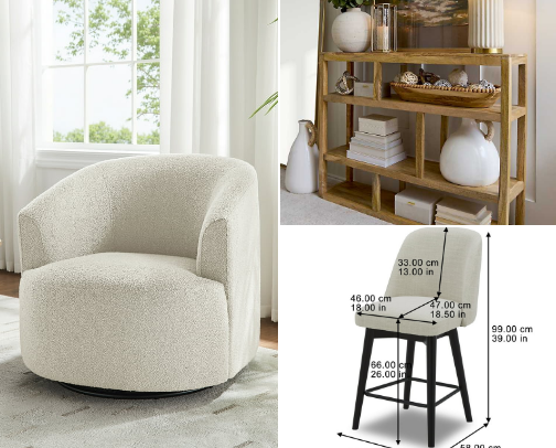 Cozy home decor cover photo collage
