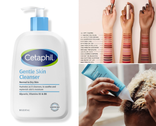 Beauty Products , Body Care & Hair care cover photo collage