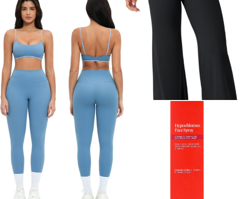 Gym outfits & Motivation cover photo collage