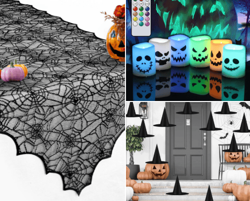 something makes you scare on Halloween stuff cover photo collage