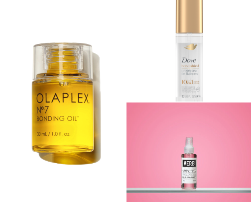 Best Hair Oils & Serums for curly hair ✨ cover photo collage