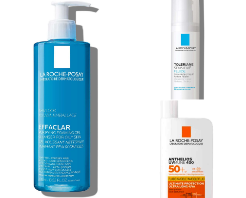 Skincare for oily skin cover photo collage