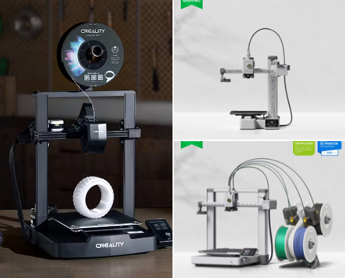 Top 3D Printers: From Beginner-Friendly to Pro Grade cover photo collage