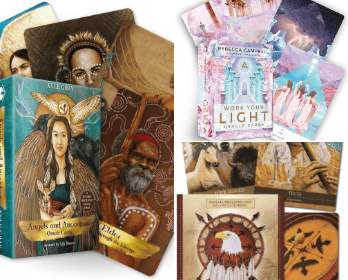 Oracle & Tarot Cards cover photo collage
