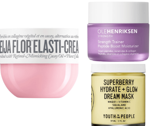 Skin care cover photo collage