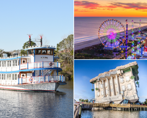 Things we do as a family when visiting Myrtle Beach cover photo collage