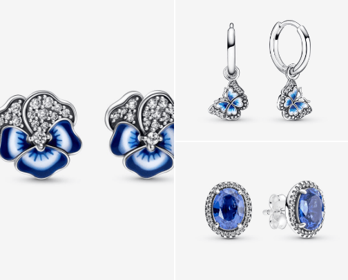 EARRINGS PANDORA cover photo collage