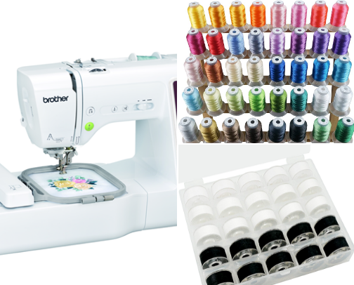 Machine Embroidery for Beginners! cover photo collage