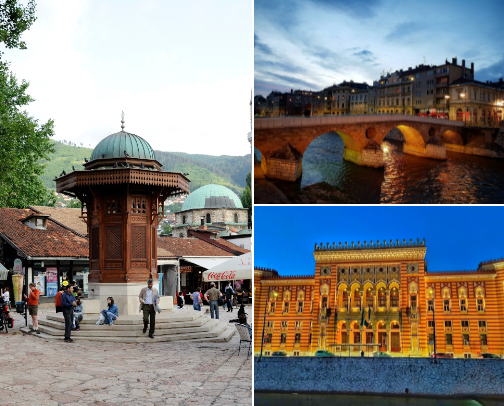 The Bosnian Capital's Must-See Sights🇧🇦 cover photo collage