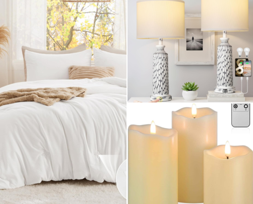 bedroom decor: cozy, calm & totally you cover photo collage