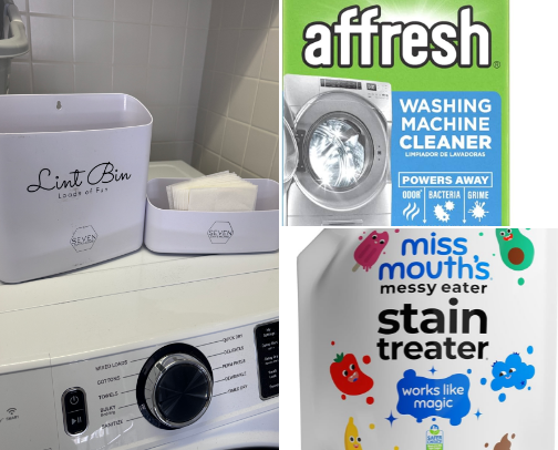 Laundry Room Organization & Time-Saving Finds cover photo collage