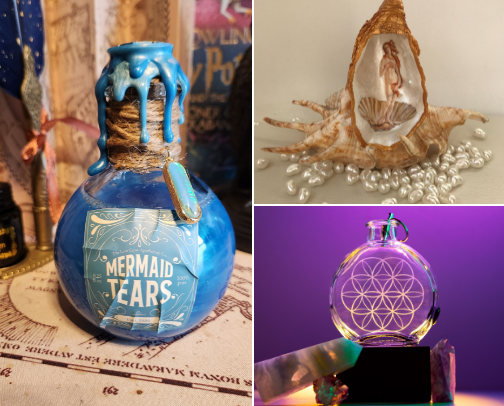 Sacred Beauty’s cover photo collage