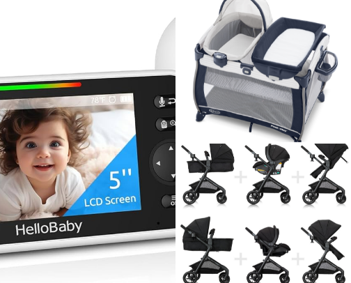 Baby Must-Haves as a First Time Momma cover photo collage