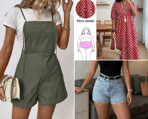 Classy and comfortable clothes cover photo collage