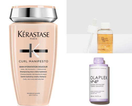 Blonde, Curly, Thick & Fabulous: Your Ultimate Haircare Guide cover photo collage