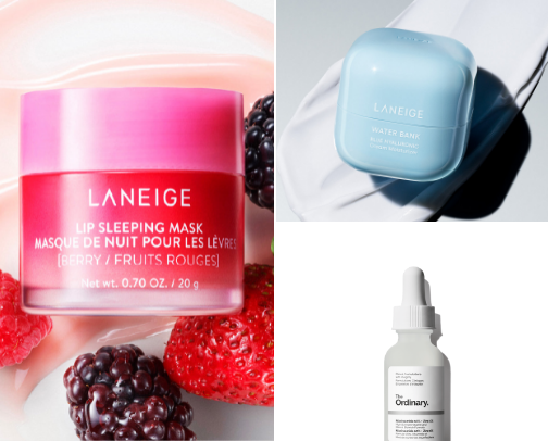 Skin care routine + Laneige must-haves cover photo collage