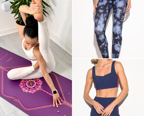 “Yoga” favorites (sometimes they’re just favs for sitting around the house too ok) cover photo collage