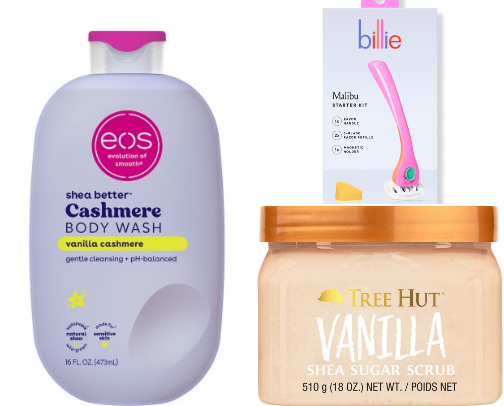 Shower + body essentials🫧 cover photo collage