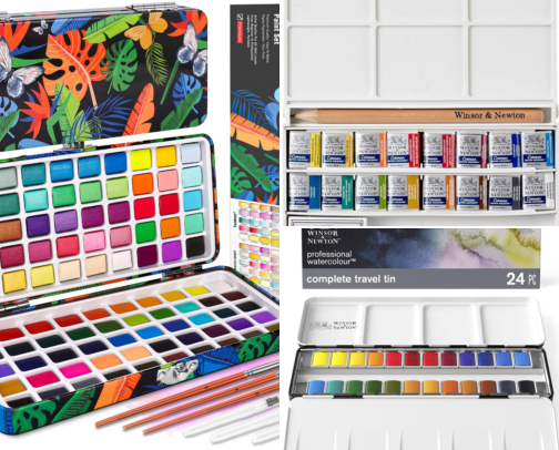 Watercolour Supplies I Actually Use & Recommend 🎨 cover photo collage
