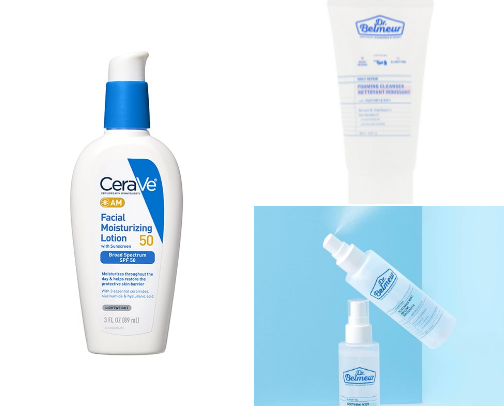 My everyday skincare!! cover photo collage