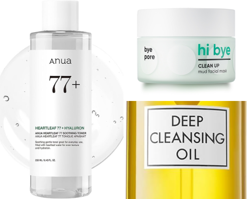 Acne-Prone Skincare Routine🧼 cover photo collage