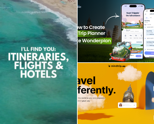 AI Travel Tools That Make Trip Planning Way Easier cover photo collage