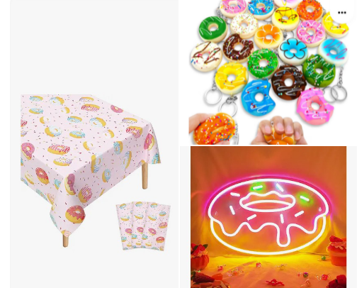 Donut Party cover photo collage