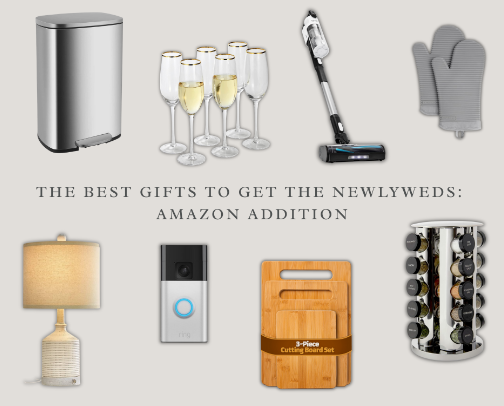 the BEST gifts to get the newlyweds! - AMAZON cover photo collage
