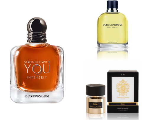 Mens Perfumes- Old School cover photo collage